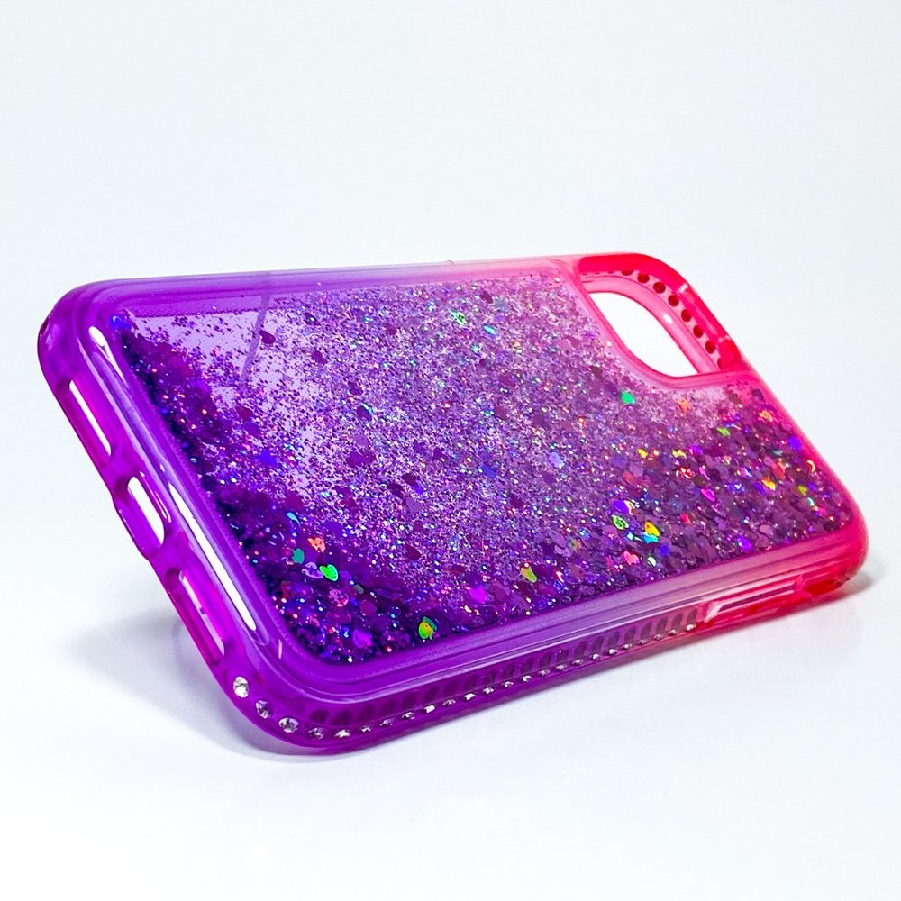 iPhone 11 Glitter Case - Pink/Purple